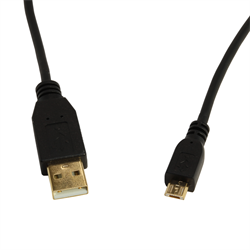 USB 2.0 A/Micro 5 Pin - 1.5 ft. Cable