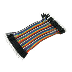 ZipWire – Male-Male, 40 Unzippable Wires (10cm)