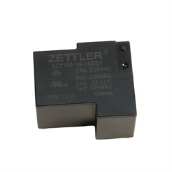 Relay - Zettler, 15VDC, SPST-NO 40A