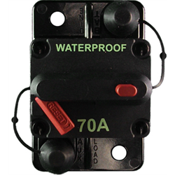 Circuit Breaker - Waterproof - Hi Amp Manual Reset - 70A