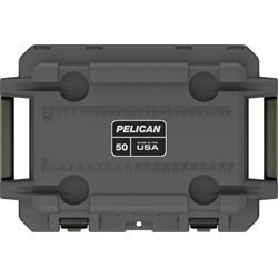 Pelican ProGear Elite Cooler - 50QT - Gunmetal/OD Green