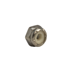 4-40 S/S Nylon Hex Locknut (100/pkg)