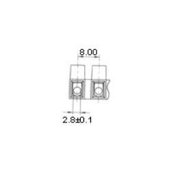 TERMINAL BLOCK 12 POS. 17.5A (8mm Pitch)