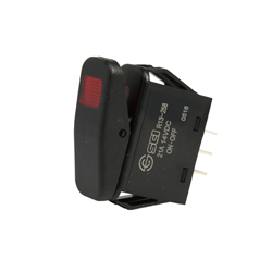 Guardian Rocker Switch - Red - 20A - 12-14VDC - On-Off