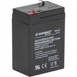 Battery - 6V - 5.0AH Sealed Lead Acid