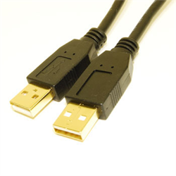 USB 2.0 A/A Cable 6ft.
