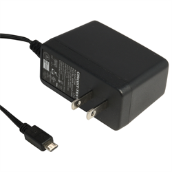 AC/DC Adapter - 5VDC 3.0Amp, Micro USB Plug